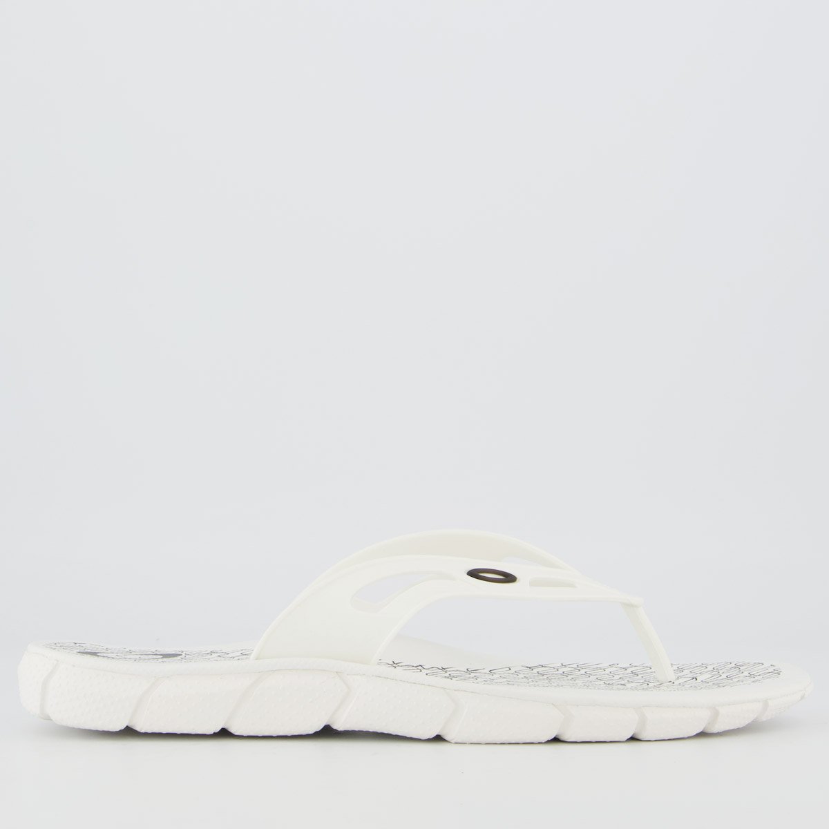 Chinelo Oakley Operative Heritage Branco Branco 2