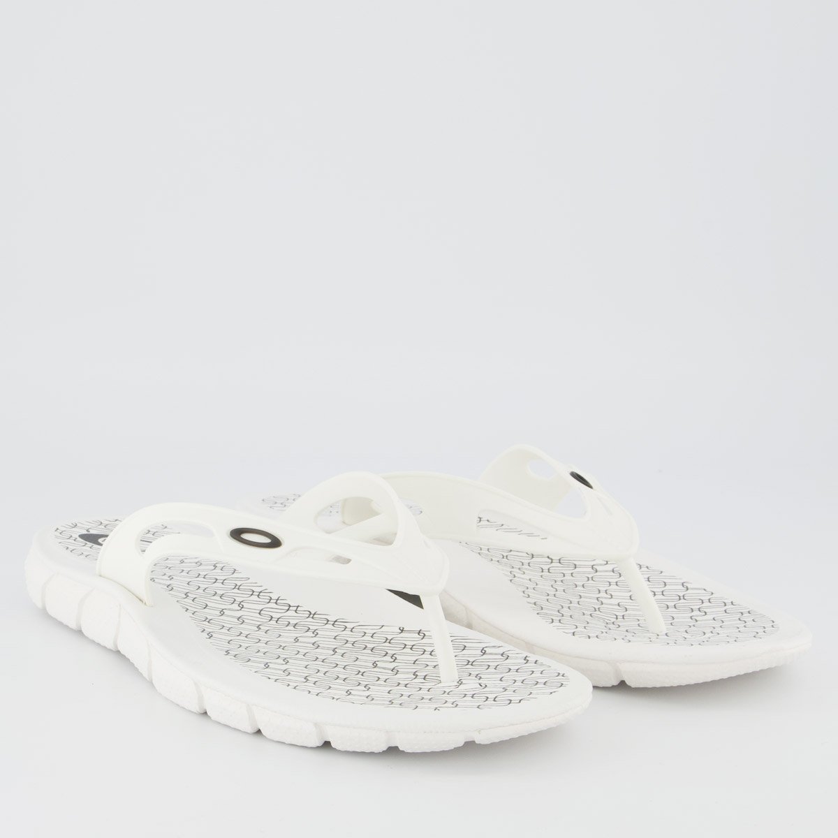 Chinelo Oakley Operative Heritage Branco Branco 3