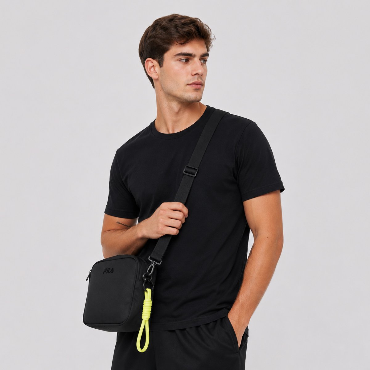 Bolsa Fila Sport Life Letter Preta