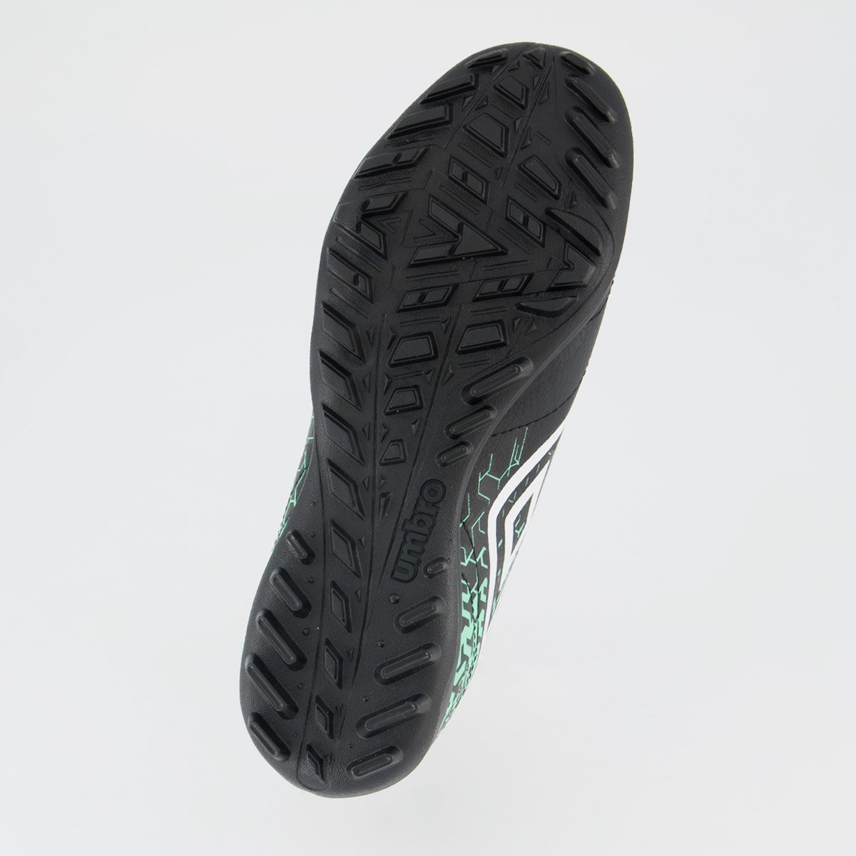 Chuteira Umbro Class Neo Society Juvenil Preta e Verde Preto/Verde 5