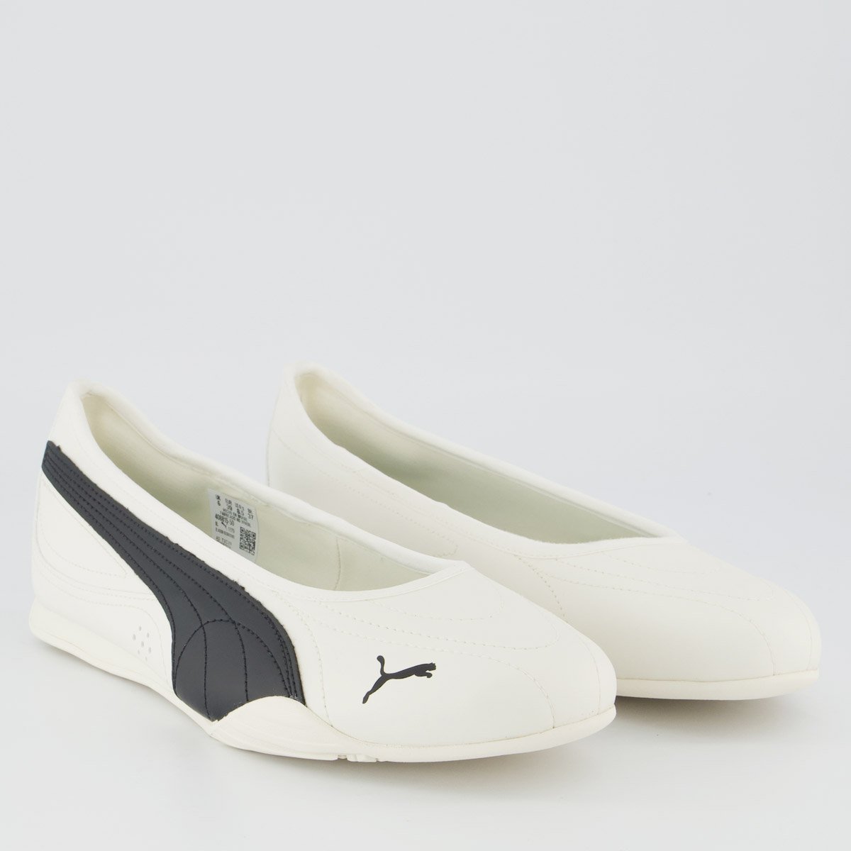 Sapatilha Puma Catch Soleil Ballerina Bdp Feminino Branco e Preto Branco/Preto 2