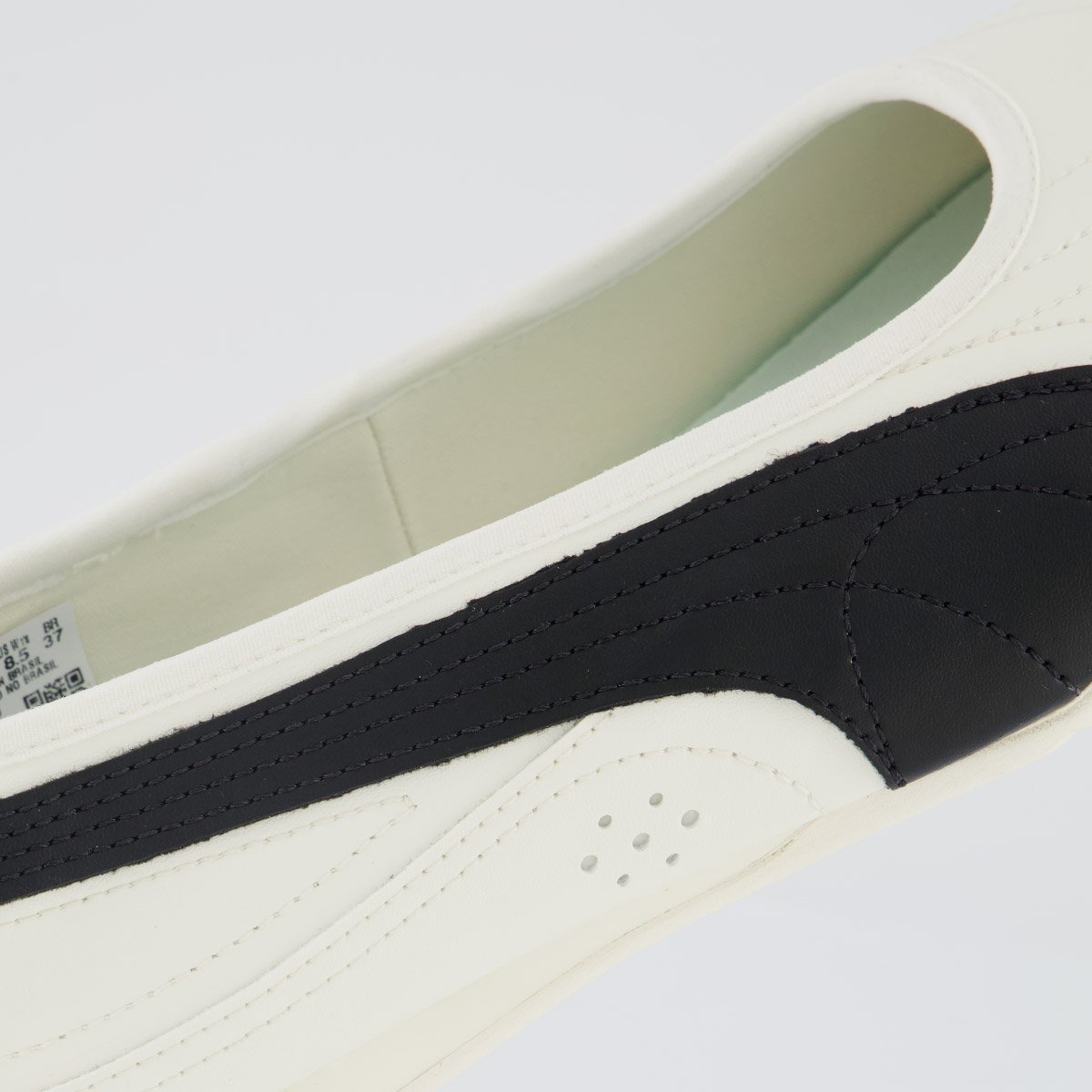 Sapatilha Puma Catch Soleil Ballerina Bdp Feminino Branco e Preto Branco/Preto 7