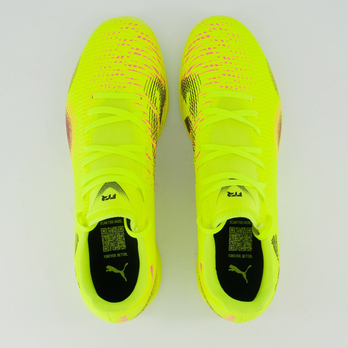 Chuteira Puma Future 8 Play Futsal Preto e Verde Preto/Verde 4
