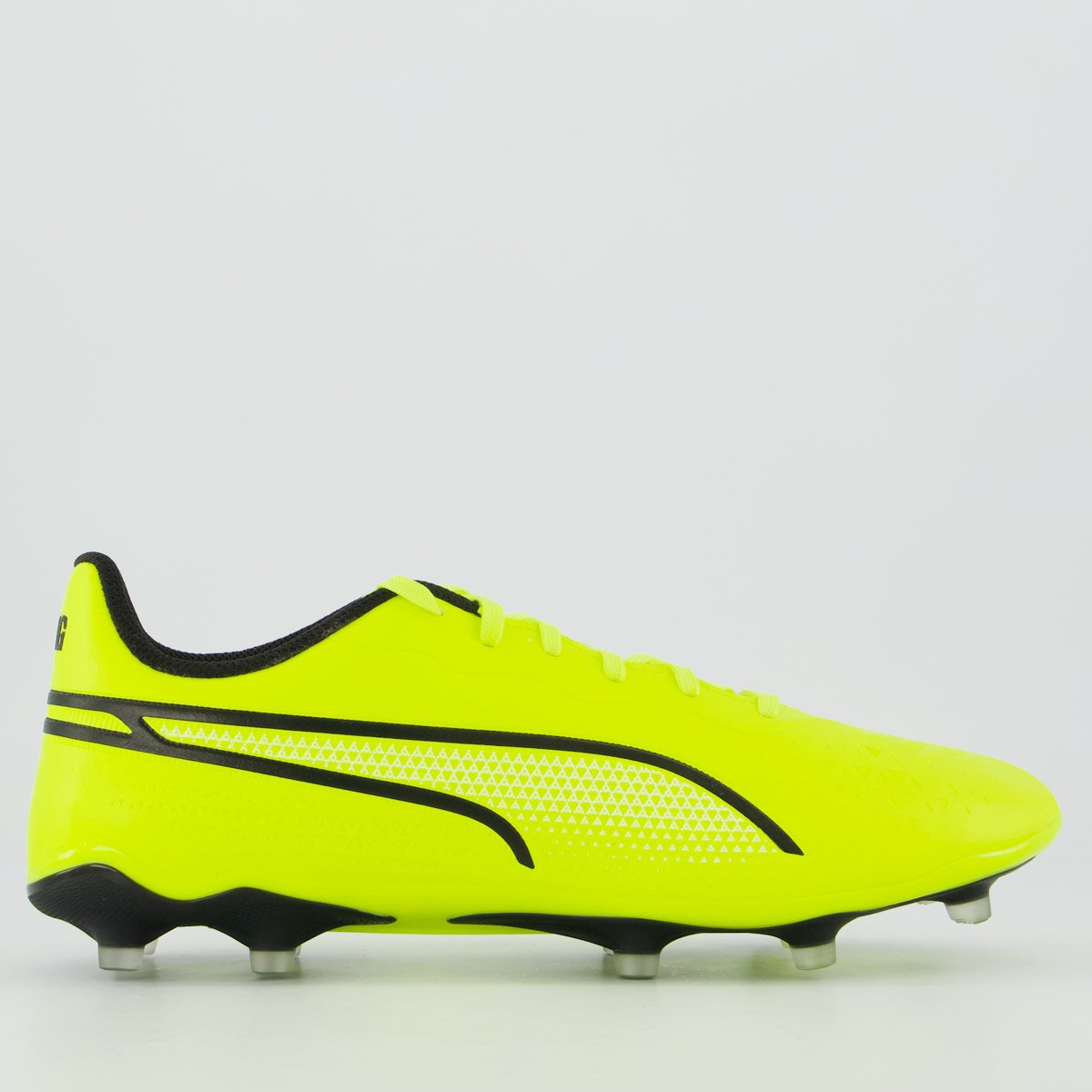 Chuteira Puma King Match FG/AG Campo Verde e Preto