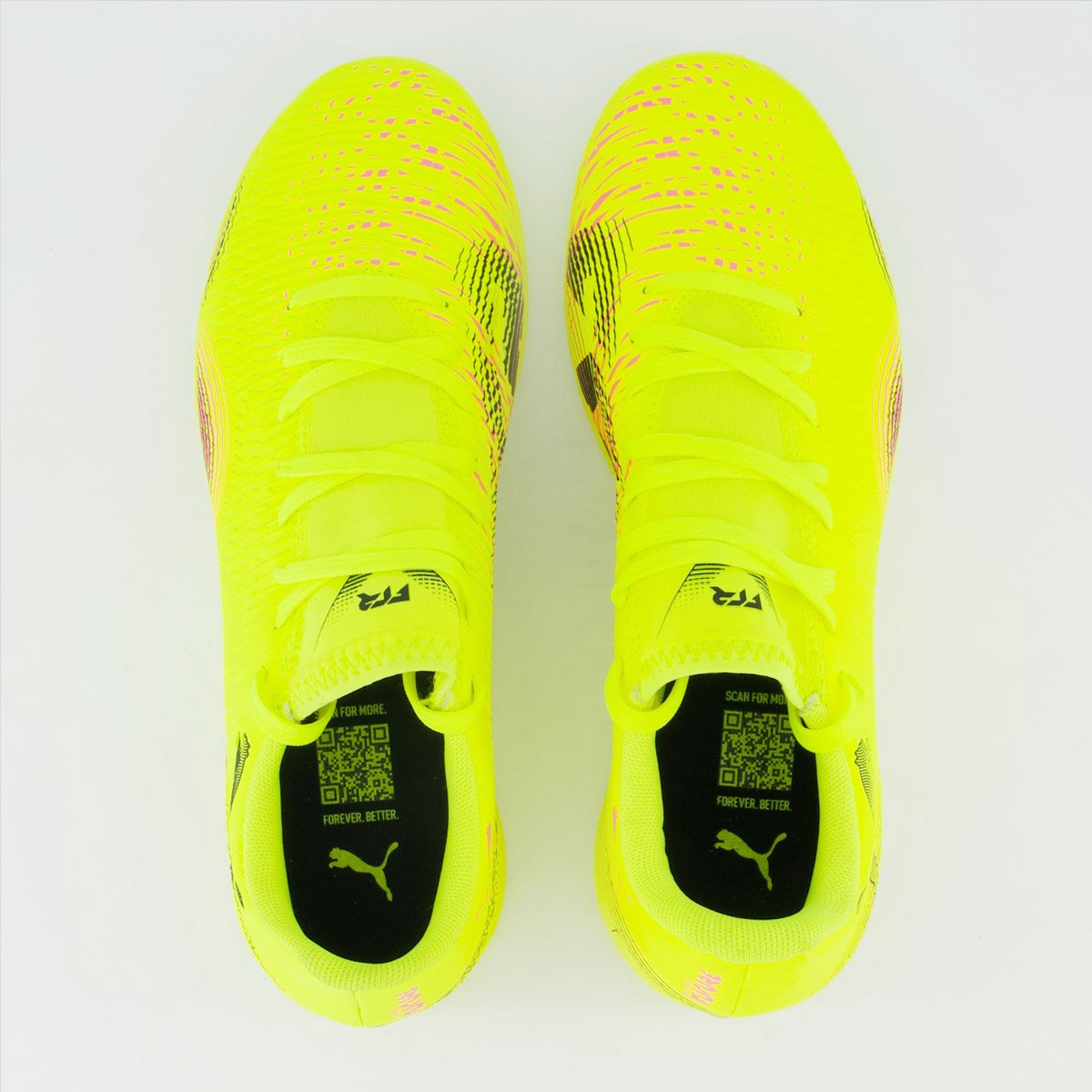 Chuteira Puma Future 8 Play Futsal Juvenil Preto e Verde Preto/Verde 4