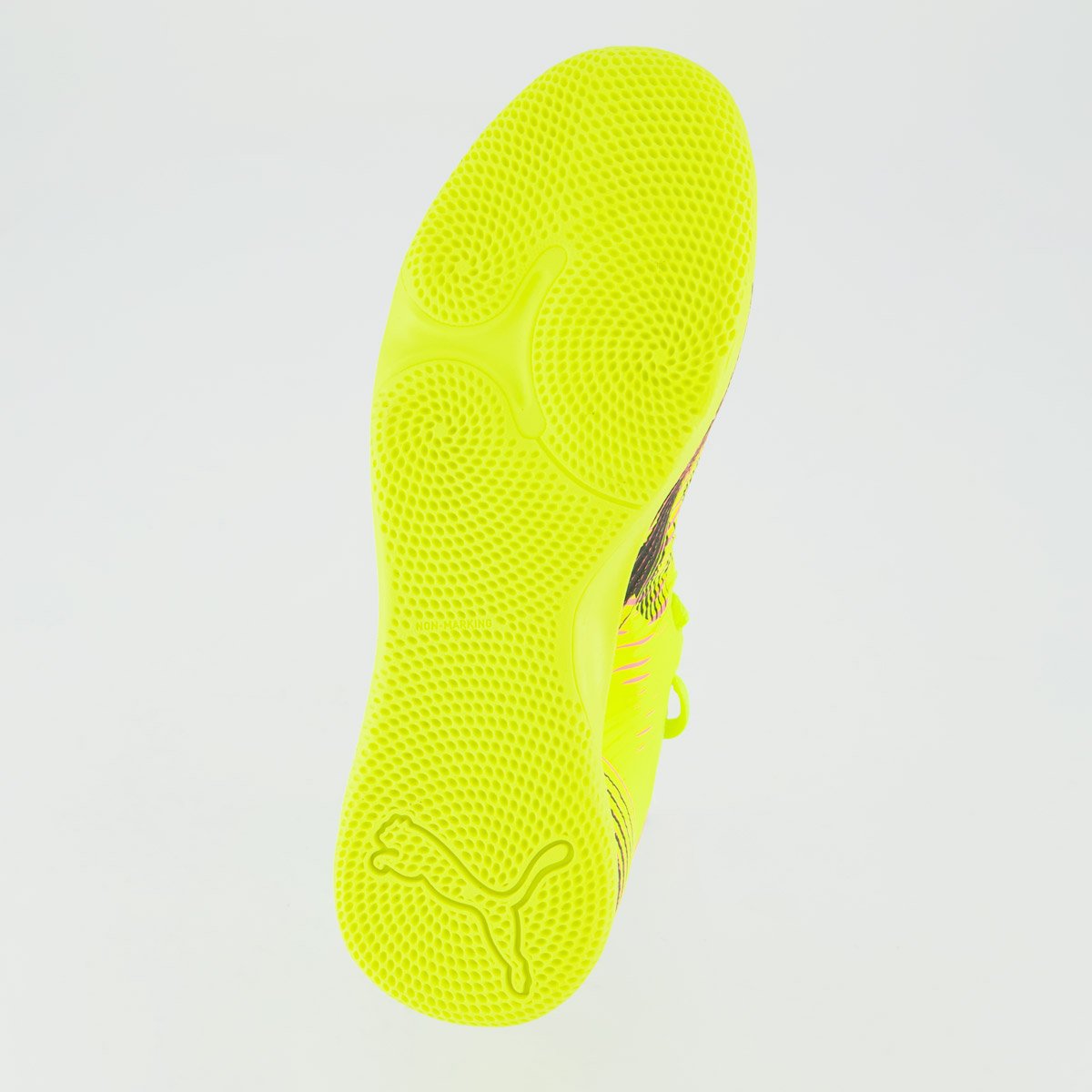 Chuteira Puma Future 8 Play Futsal Juvenil Preto e Verde Preto/Verde 5