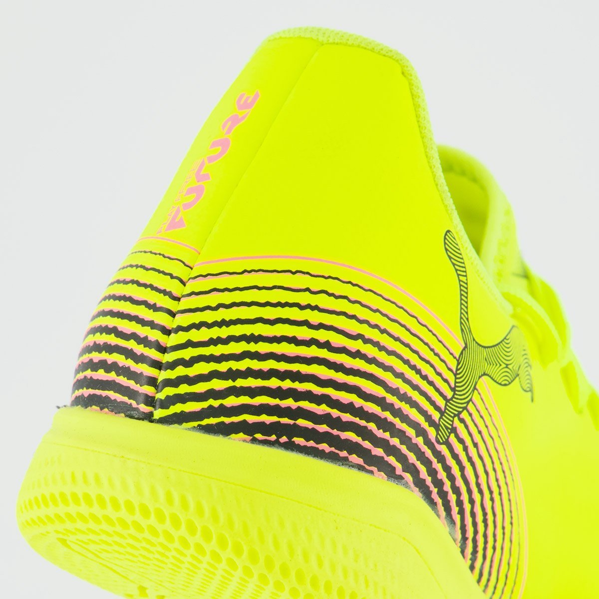 Chuteira Puma Future 8 Play Futsal Juvenil Preto e Verde Preto/Verde 6