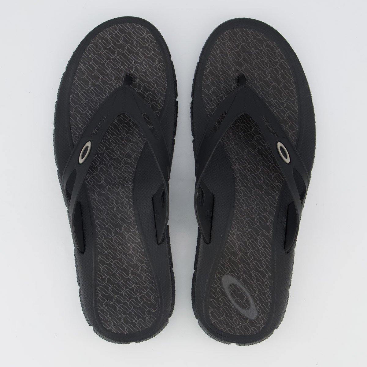 Chinelo Oakley Operative Heritage Preto e Cinza