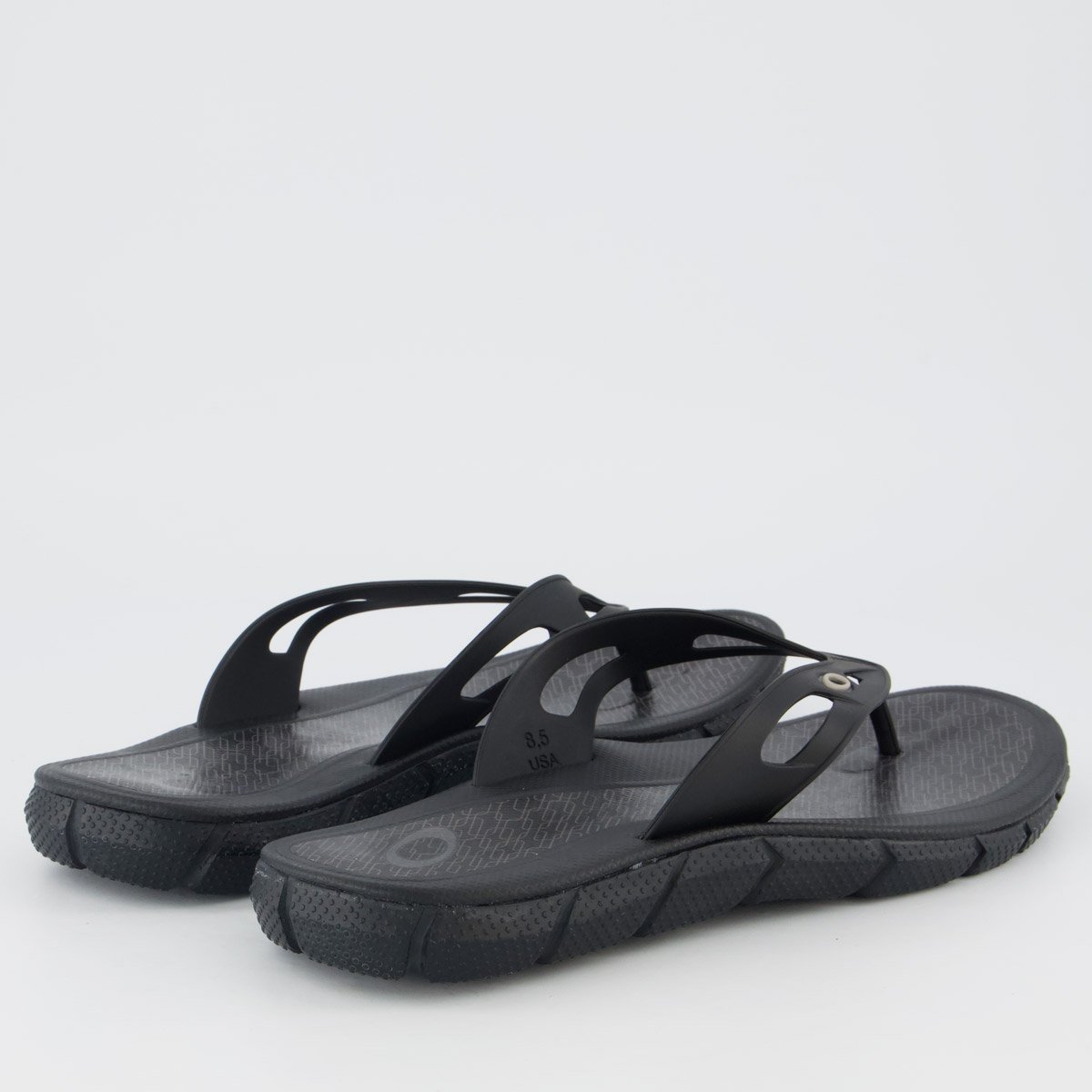 Chinelo Oakley Operative Heritage Preto e Cinza Preto 4