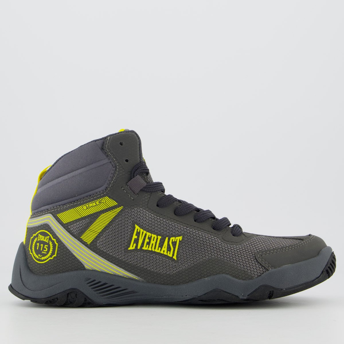Tênis Everlast Strike 4 Cinza e Amarelo