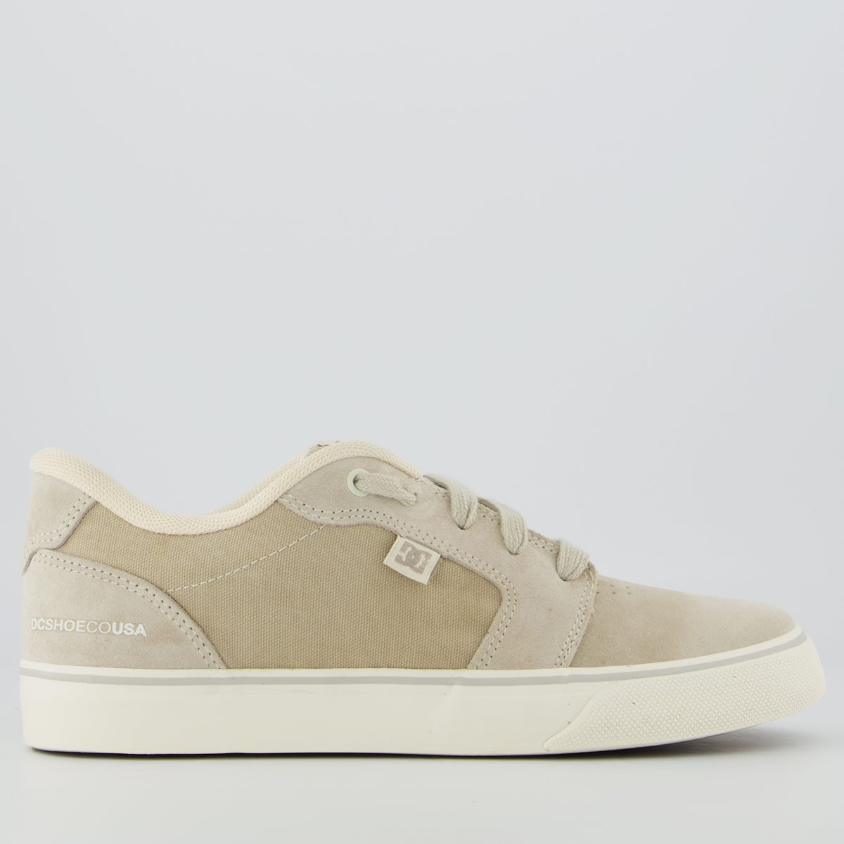 Tênis DC Shoes Anvil Blast Bege e Branco