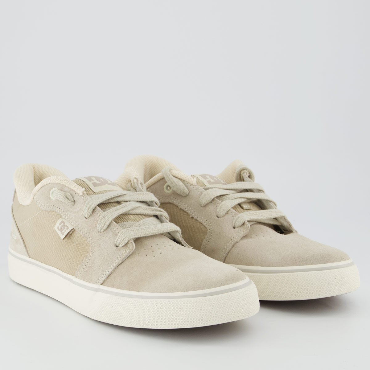 Tênis DC Shoes Anvil Blast Bege e Branco Bege/Branco 2