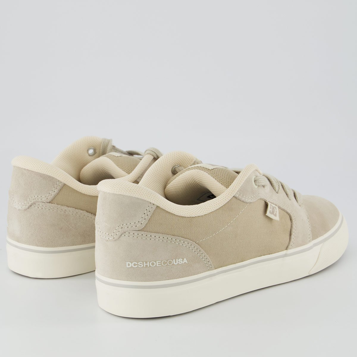 Tênis DC Shoes Anvil Blast Bege e Branco Bege/Branco 3
