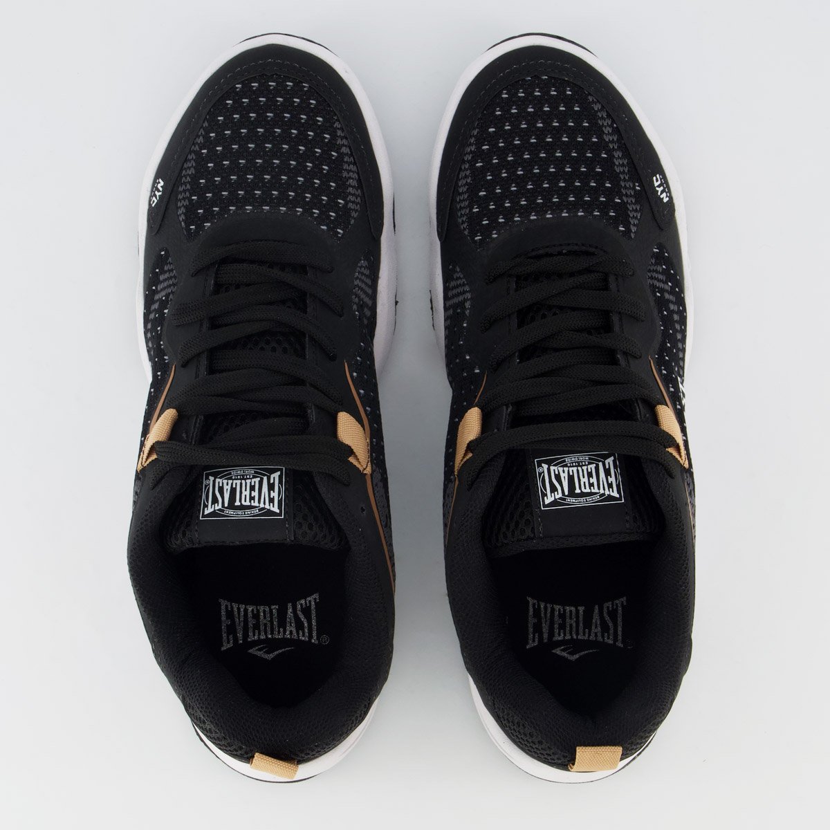Tênis Everlast Forceknit Low Preto Preto 4