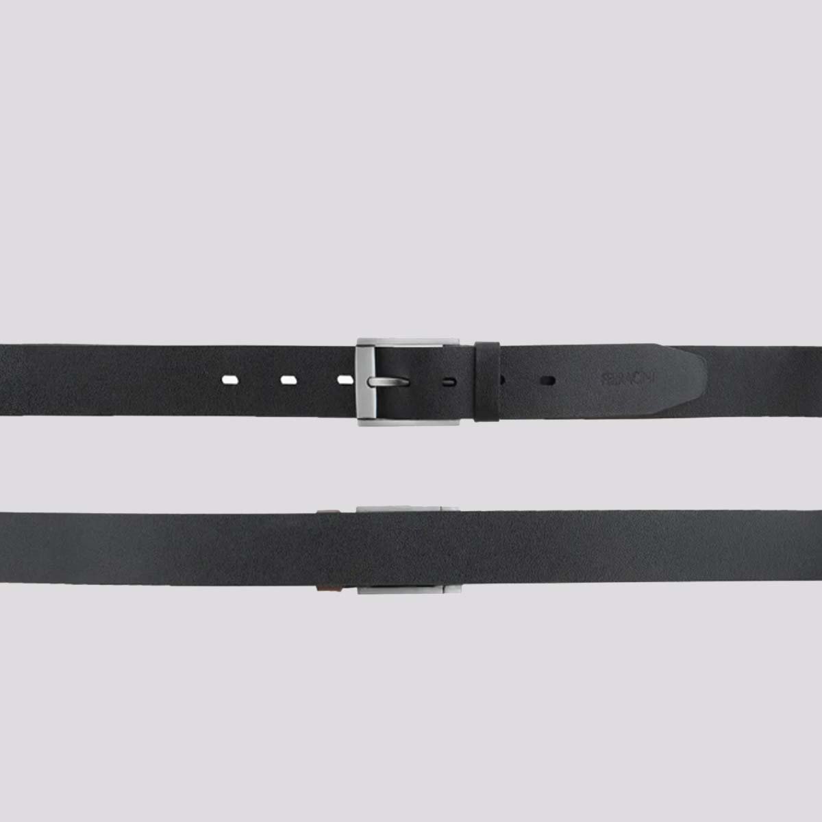 Cinto Ferracini Verona Dupla face Preto e Marrom Preto 4