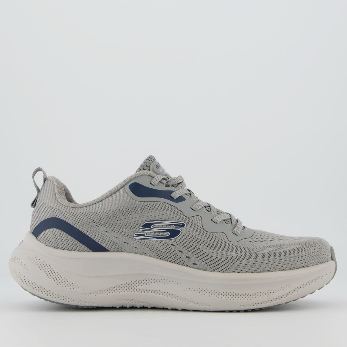 Tênis Skechers Skech Cloud Cinza e Azul
