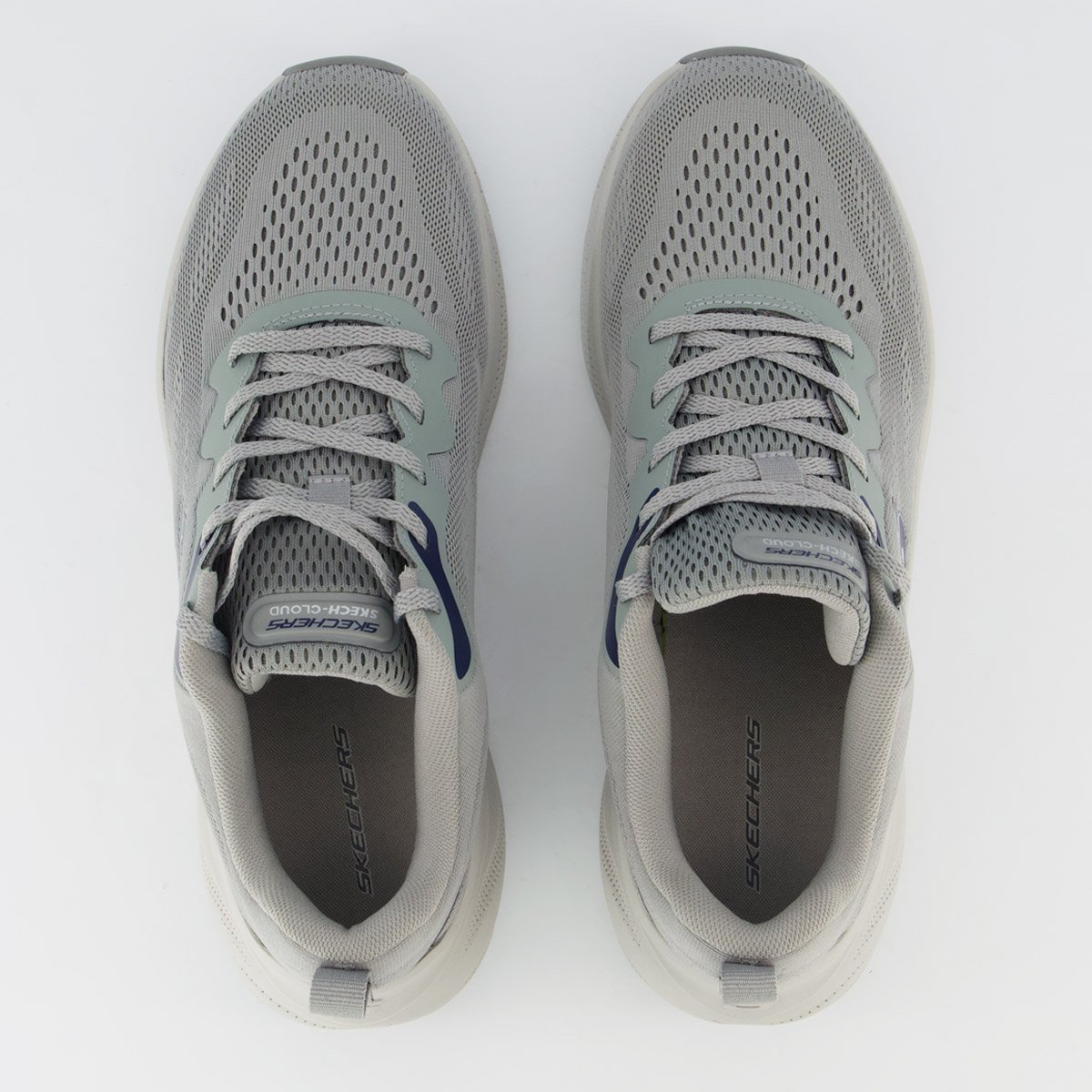 Tênis Skechers Skech Cloud Cinza e Azul Cinza/Azul 4