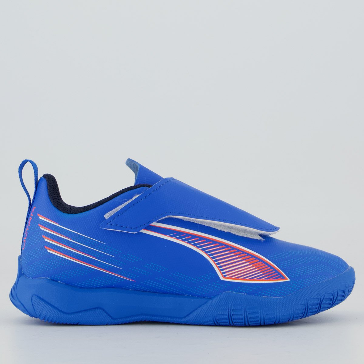 Chuteira Puma Ultra 6 Play V IT Futsal Infantil Azul