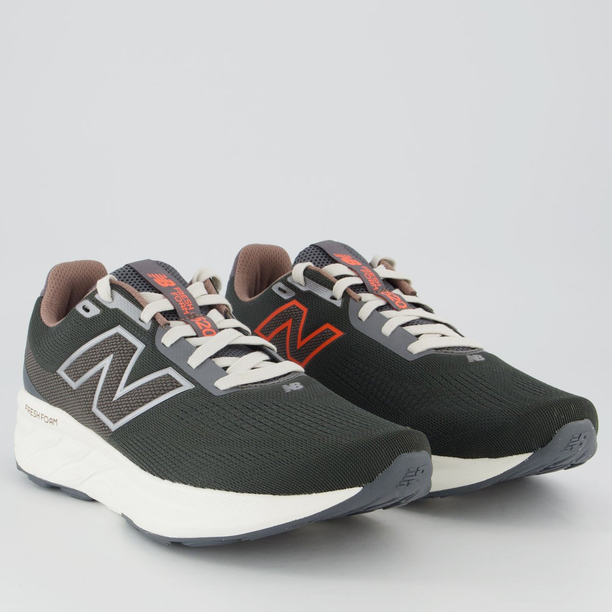Tênis New Balance Fresh Foam 520 V9 Cinza e Marrom Cinza/Marrom 2
