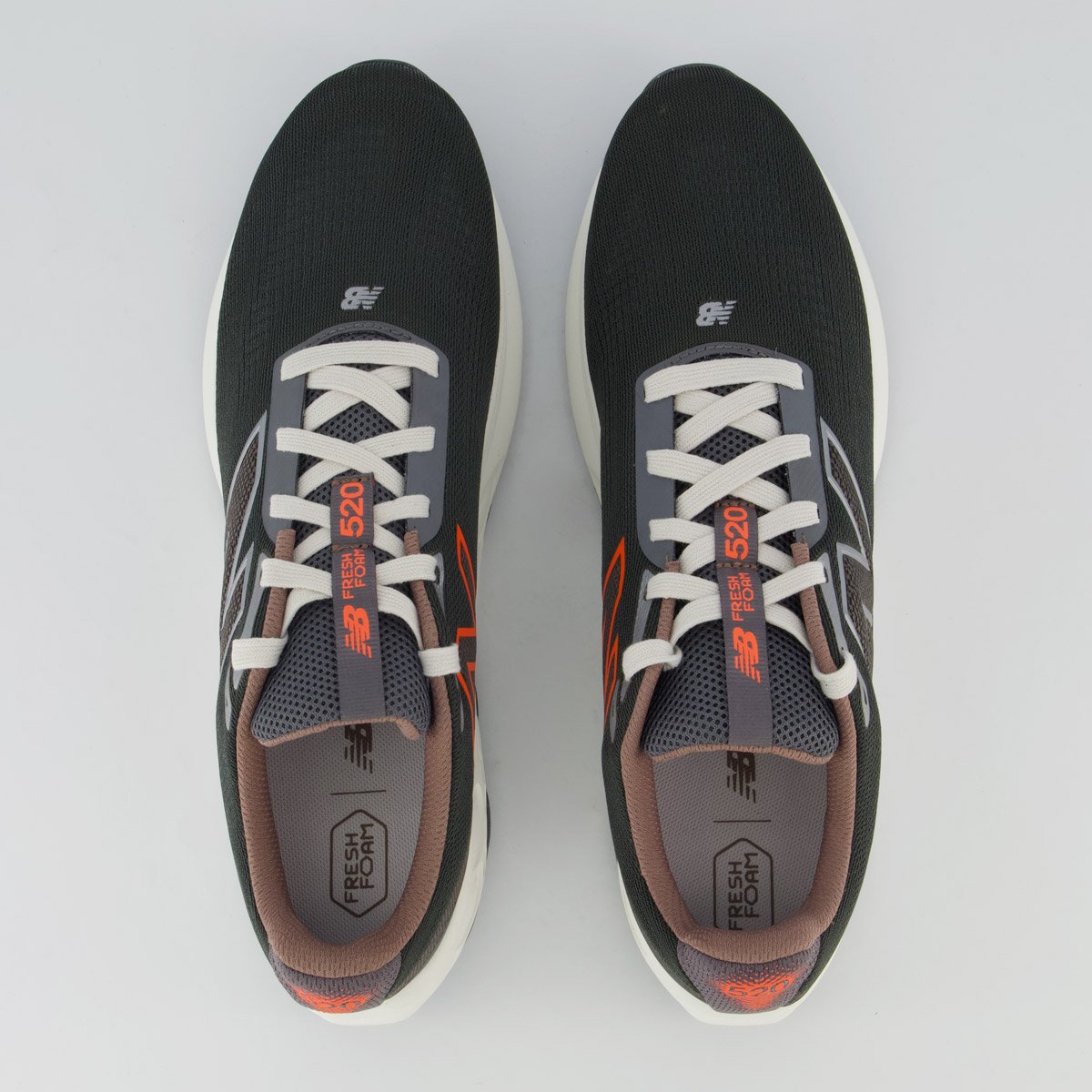 Tênis New Balance Fresh Foam 520 V9 Cinza e Marrom Cinza/Marrom 4