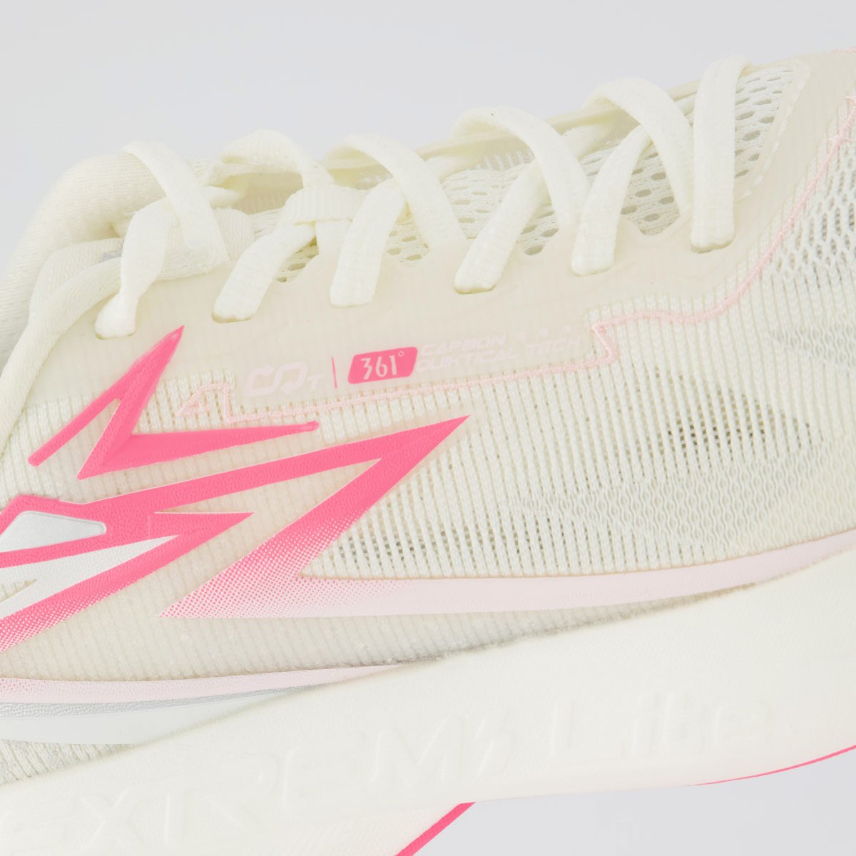 Tênis 361 Fast Wind ET Feminino Branco e Rosa Branco/Rosa 7