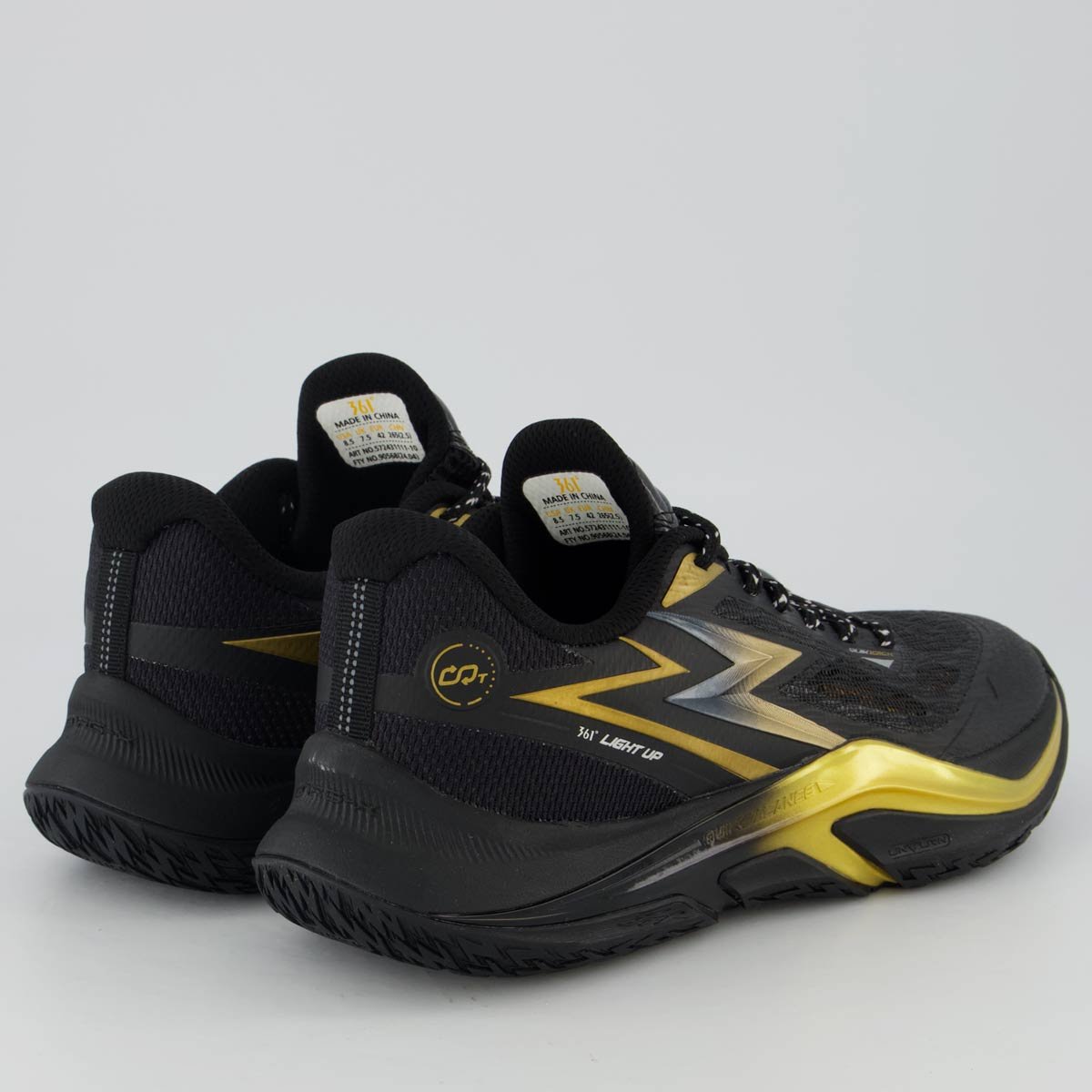 Tênis 361 Degrees Light UP Preto Preto 3