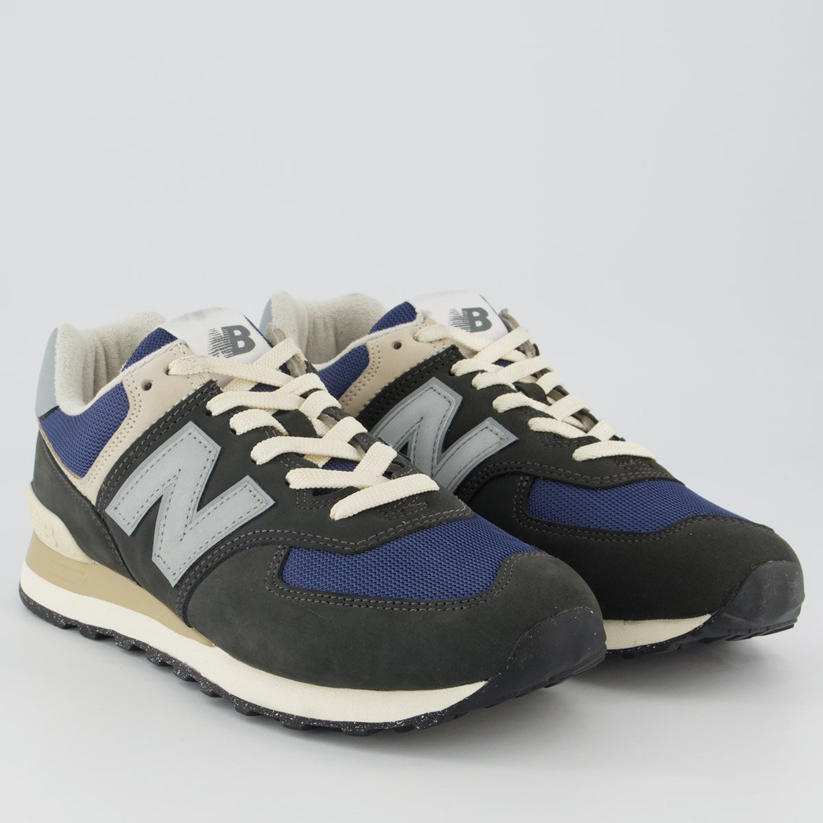 Tênis New Balance 574 V2 Cinza e Azul-Marinho Azul Marinho 2