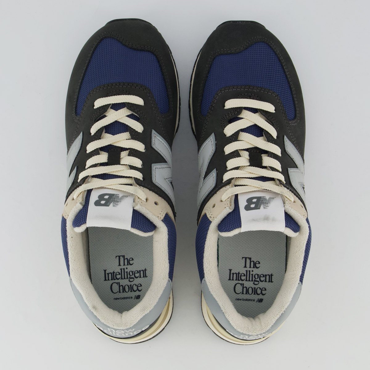 Tênis New Balance 574 V2 Cinza e Azul-Marinho Azul Marinho 4