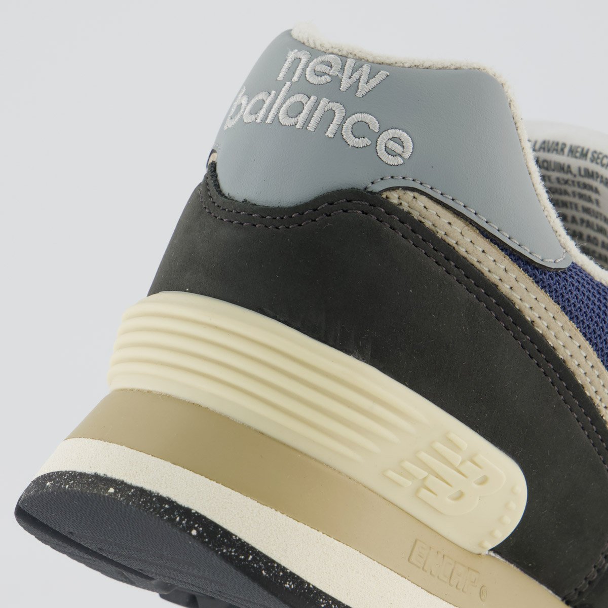 Tênis New Balance 574 V2 Cinza e Azul-Marinho Azul Marinho 6