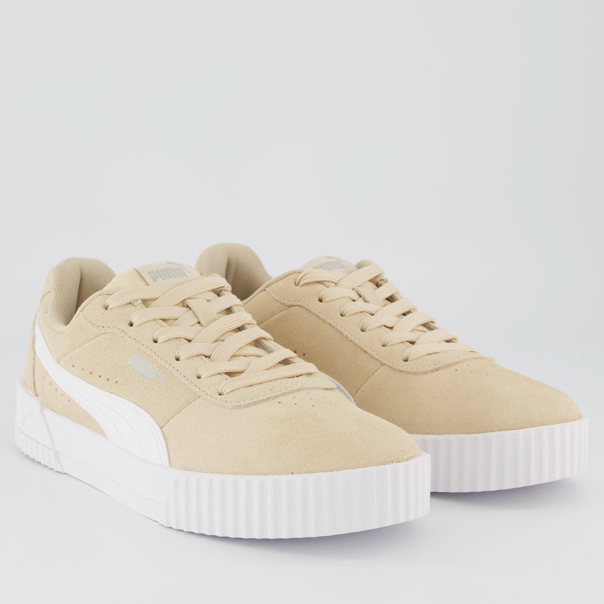Tênis Puma Nyra SD BDP Feminino Bege e Branco Bege/Branco 2