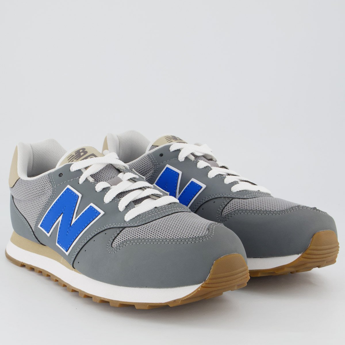 Tênis New Balance 500 V2 Cinza e Azul Cinza/Azul 2