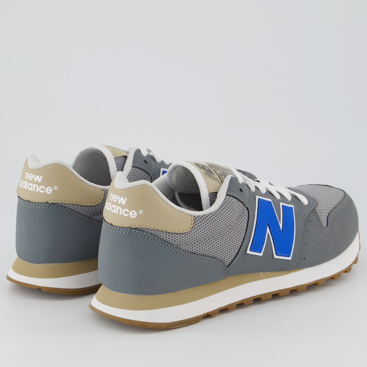 Tênis New Balance 500 V2 Cinza e Azul Cinza/Azul 3