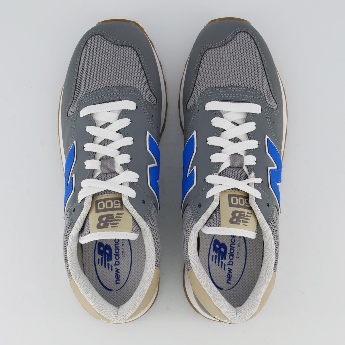 Tênis New Balance 500 V2 Cinza e Azul Cinza/Azul 4