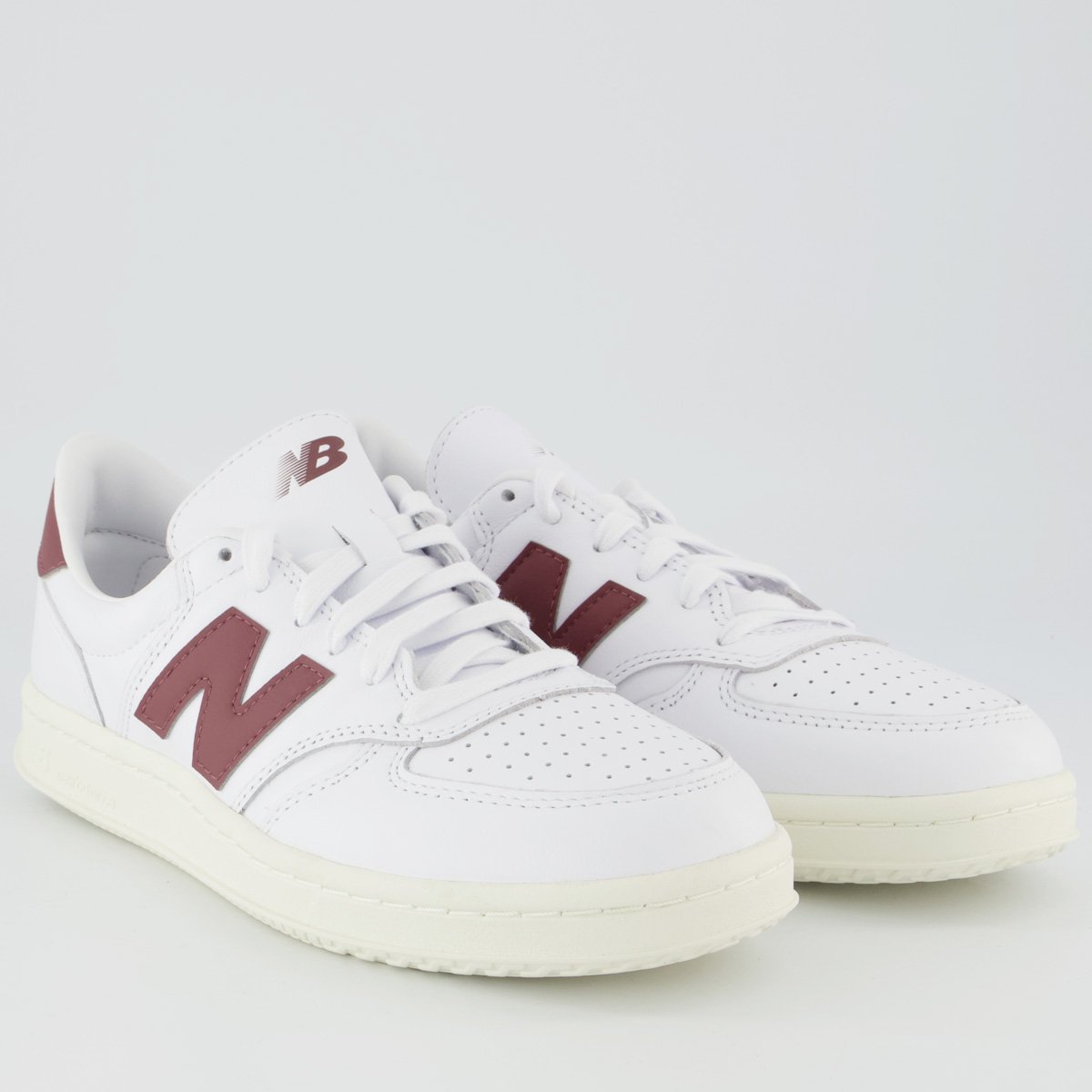 Tênis New Balance CT 500 Branco e Bordô Branco/Bordô 2