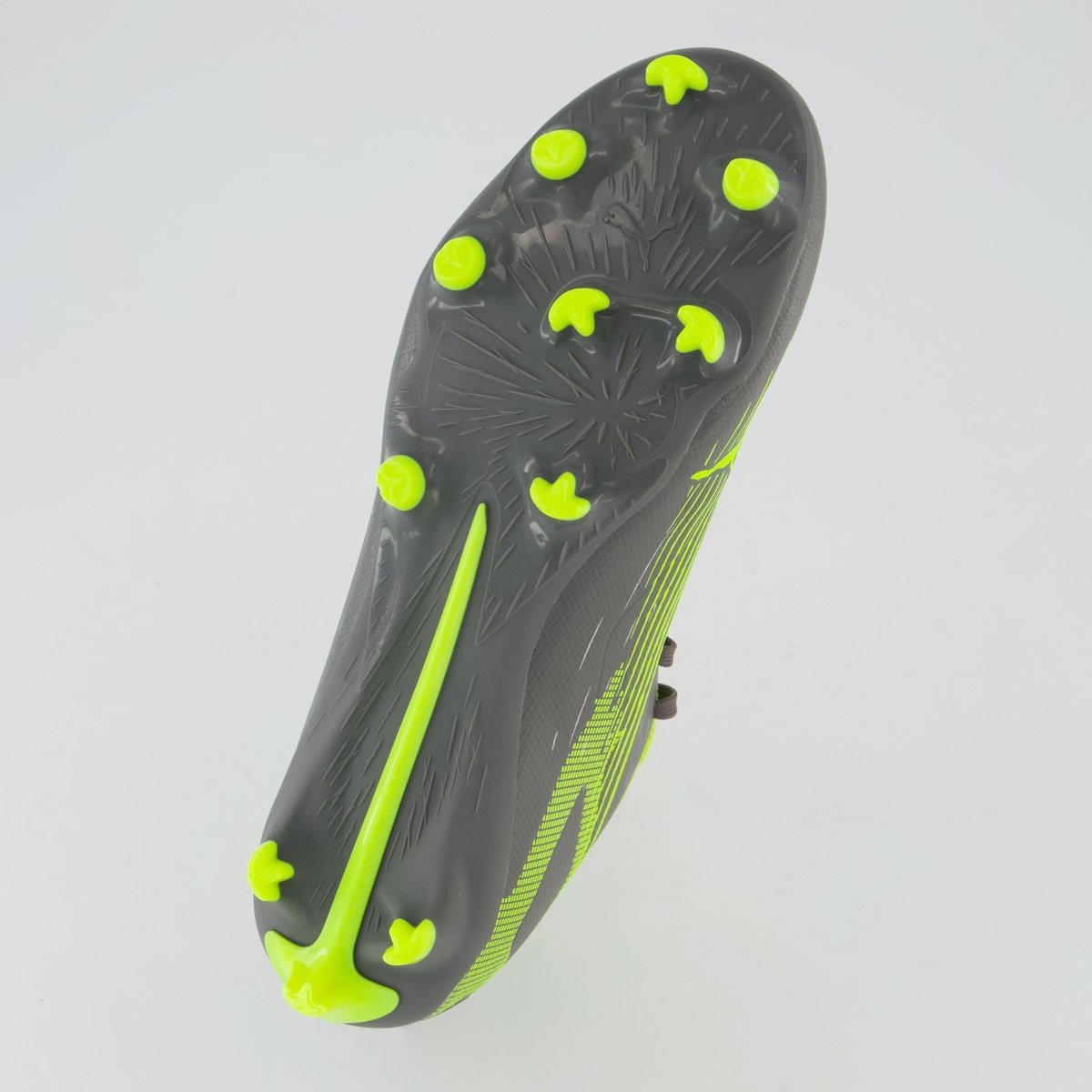 Chuteira Puma Ultra 5 Play Campo Cinza e Verde Cinza/Verde 5