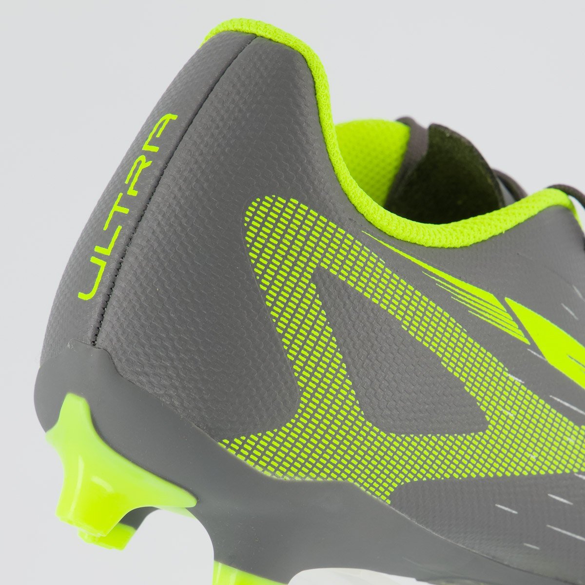 Chuteira Puma Ultra 5 Play Campo Cinza e Verde Cinza/Verde 6