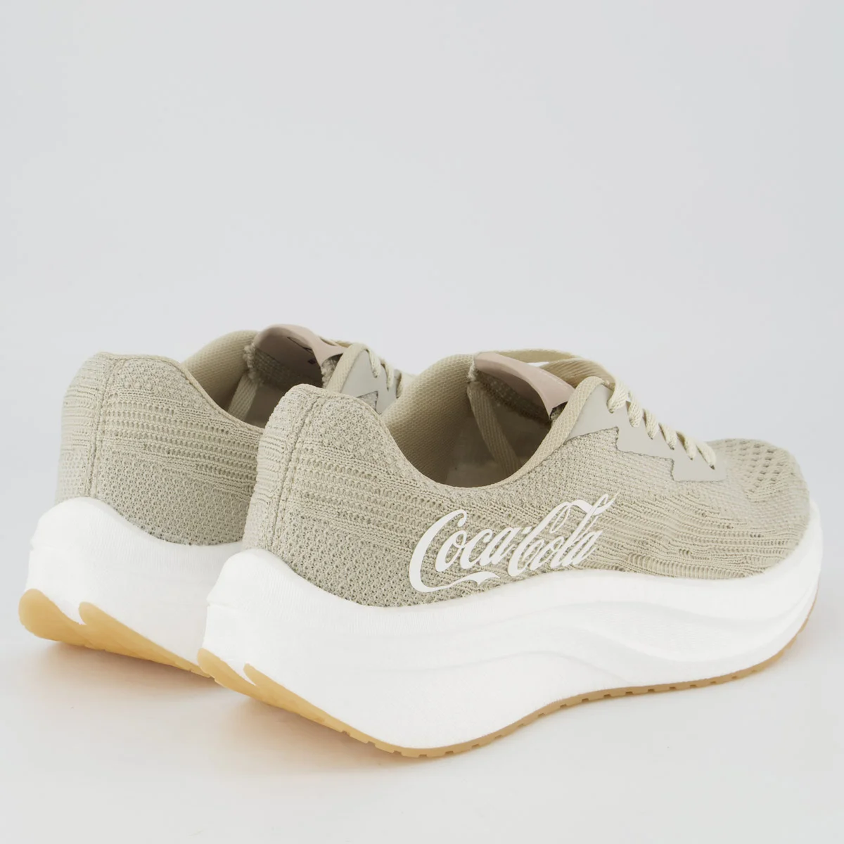 Tênis Coca Cola Comfort Motion Feminino Bege e Branco Bege/Branco 3