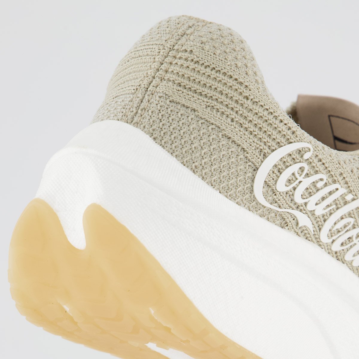 Tênis Coca Cola Comfort Motion Feminino Bege e Branco Bege/Branco 6