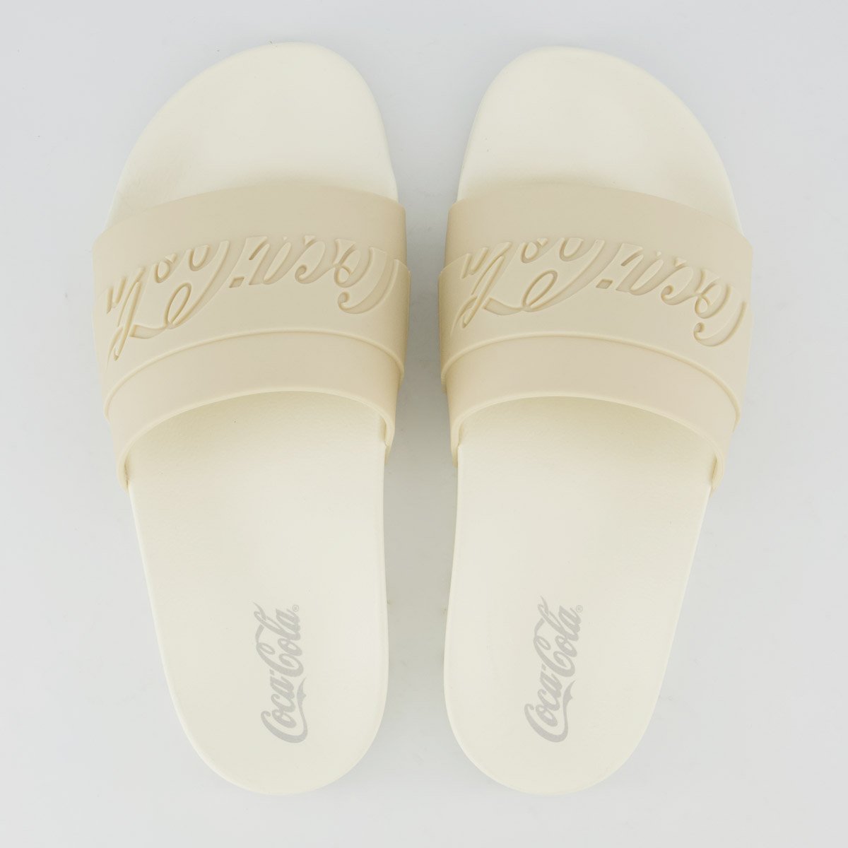 Chinelo Coca Cola Injetado Slide Elevate Feminino Off White