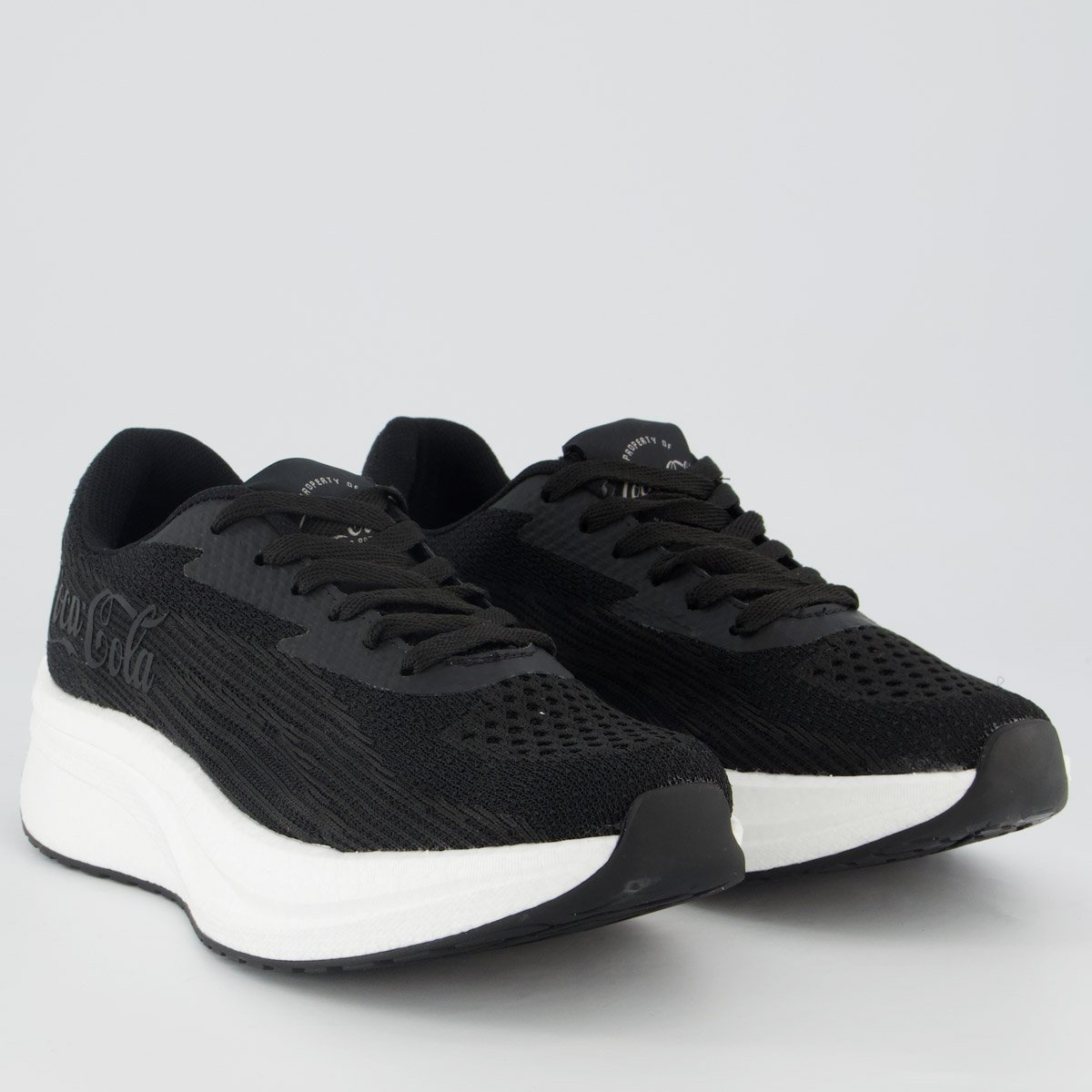 Tênis Coca Cola Comfort Motion Feminino Preto Preto 2