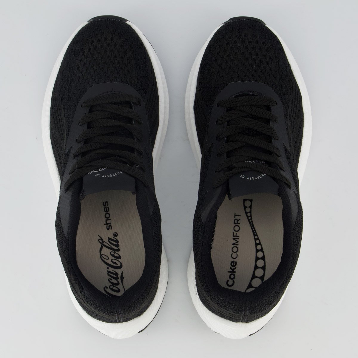 Tênis Coca Cola Comfort Motion Feminino Preto Preto 4