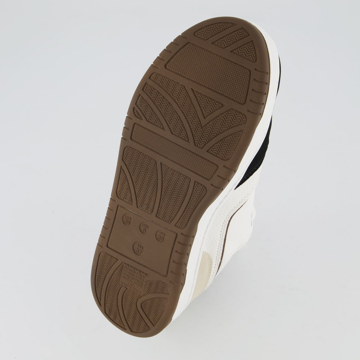 Tênis Via Marte V225 Feminino Branco e Preto Branco/Preto 5