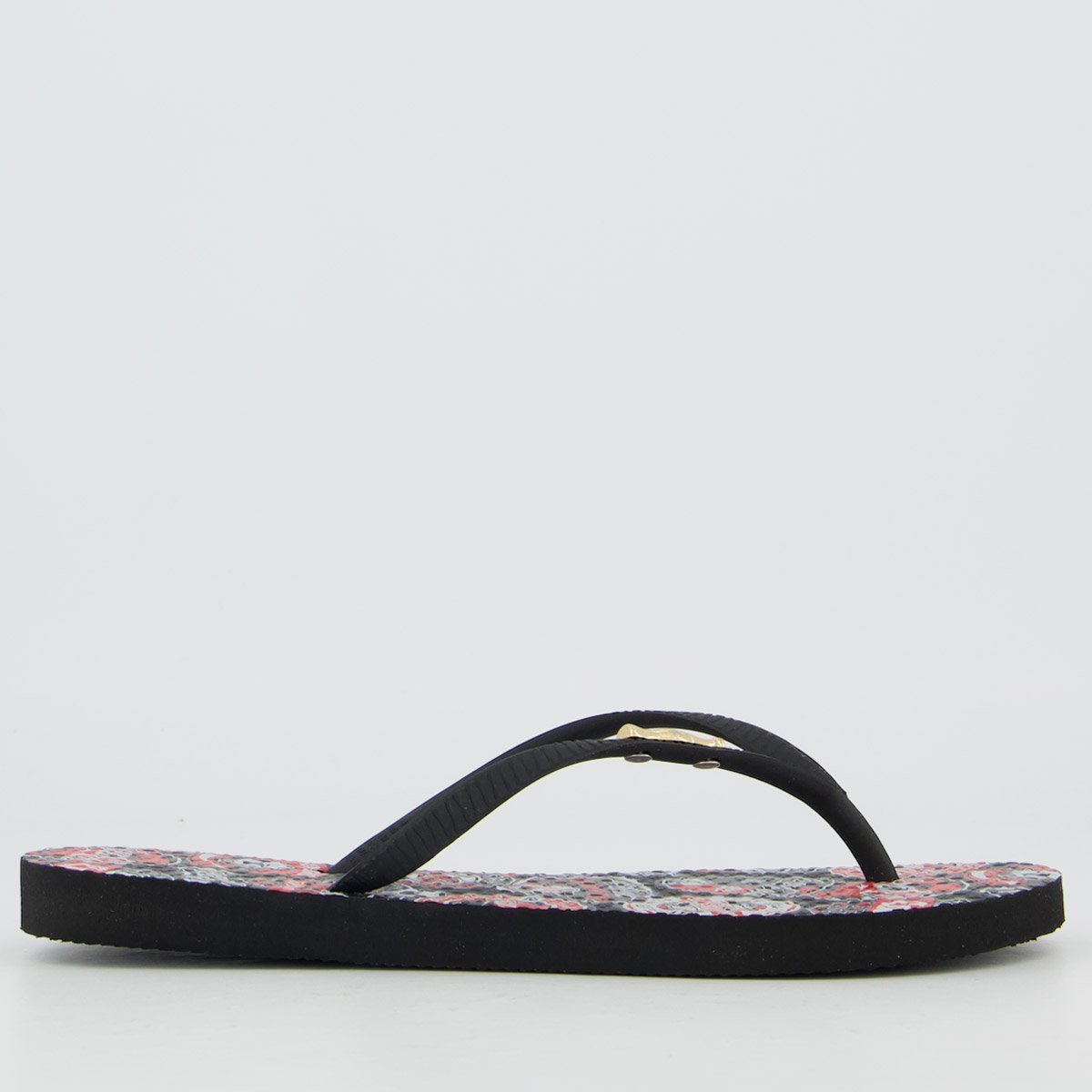 Chinelo Coca Cola Together Feminino Preto Preto 2