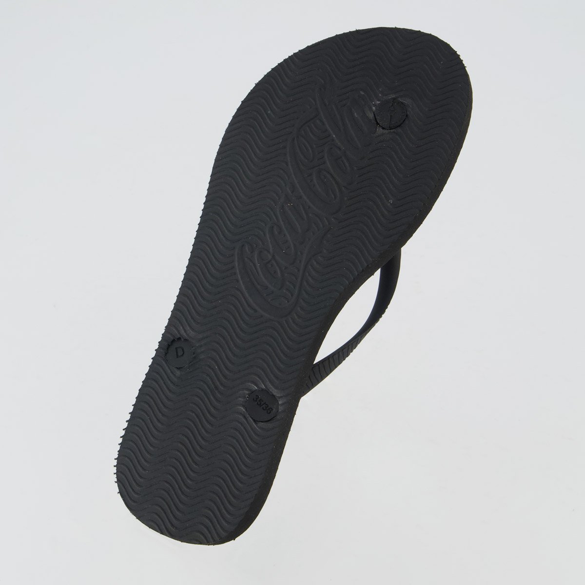 Chinelo Coca Cola Together Feminino Preto Preto 5