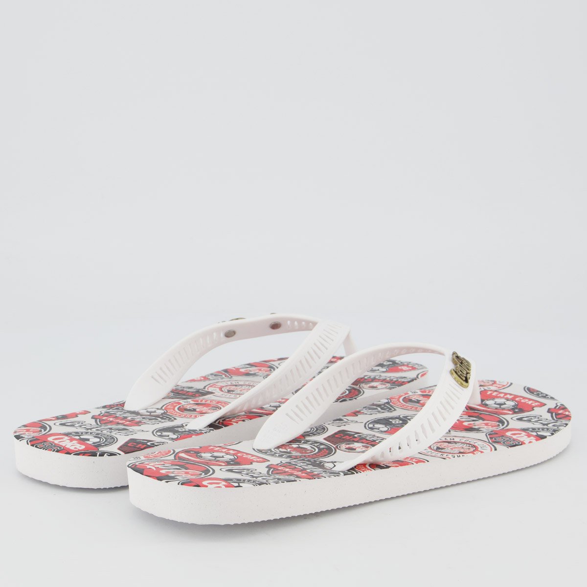 Chinelo Coca Cola Together Branco Branco 4