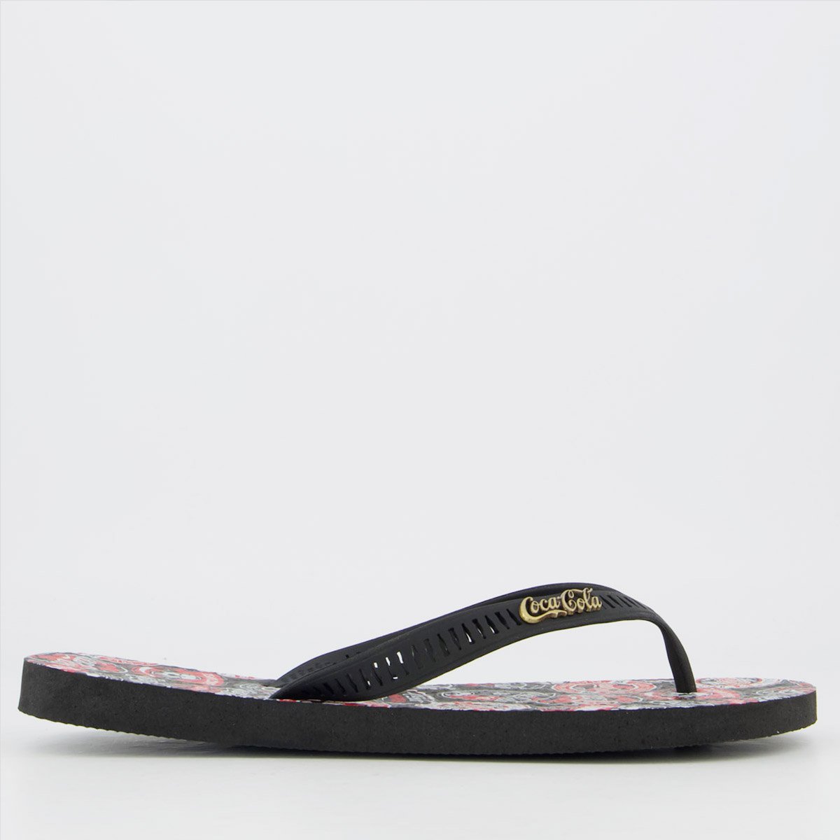 Chinelo Coca Cola Together Preto Preto 2