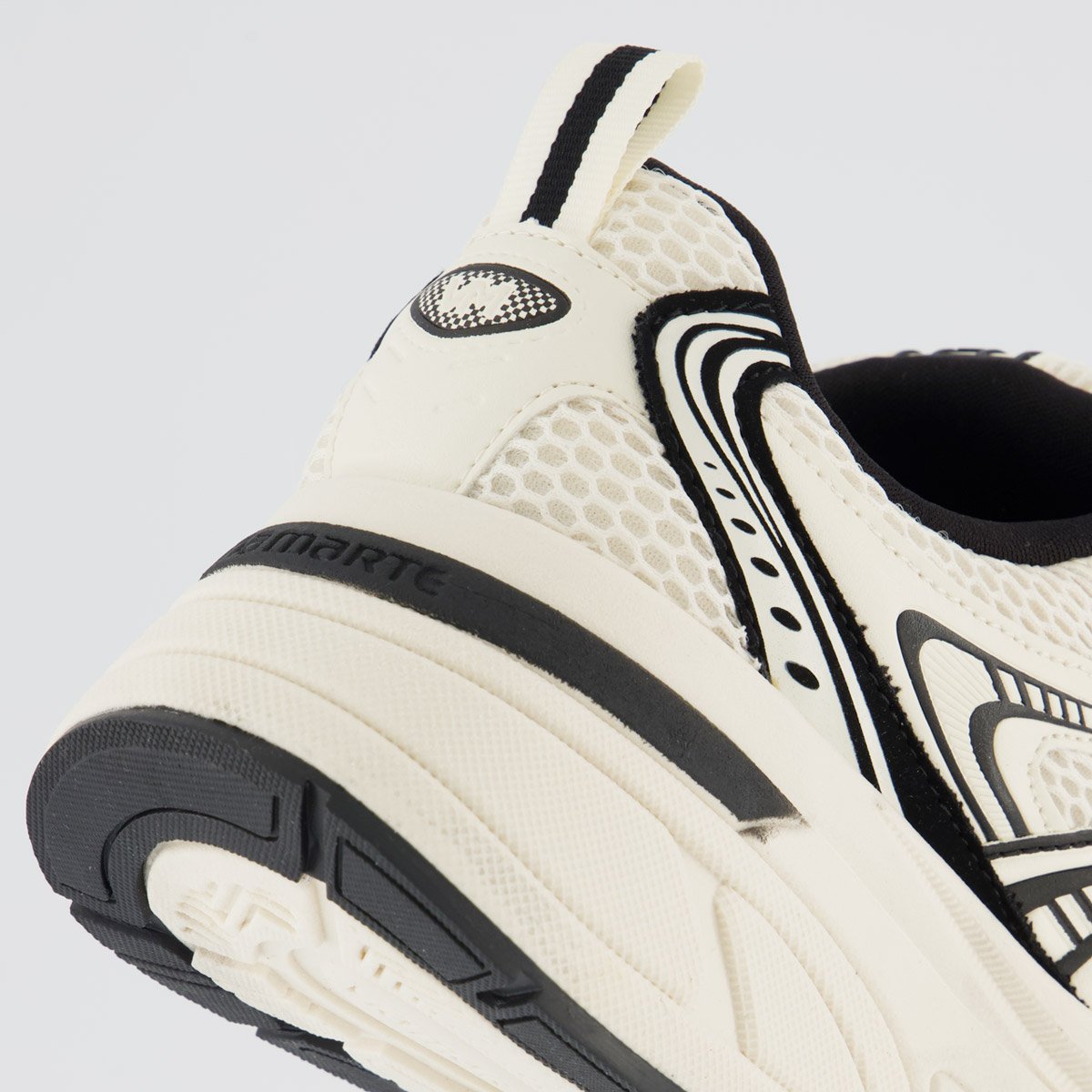 Tênis Via Marte V225 Feminino Off White e Preto Off White/Preto 6