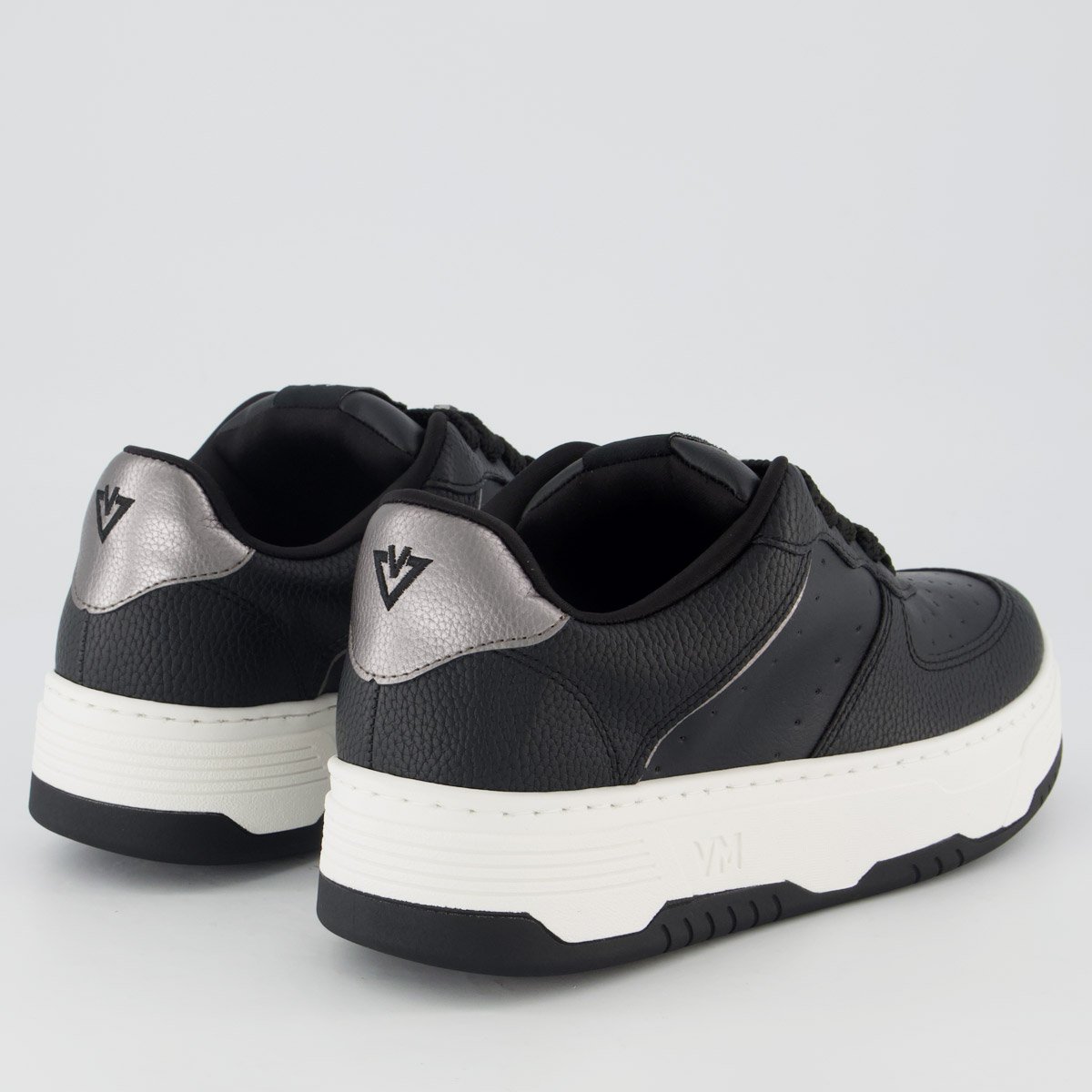Tênis Via Marte V297 Feminino Preto e Branco Preto/Branco 3