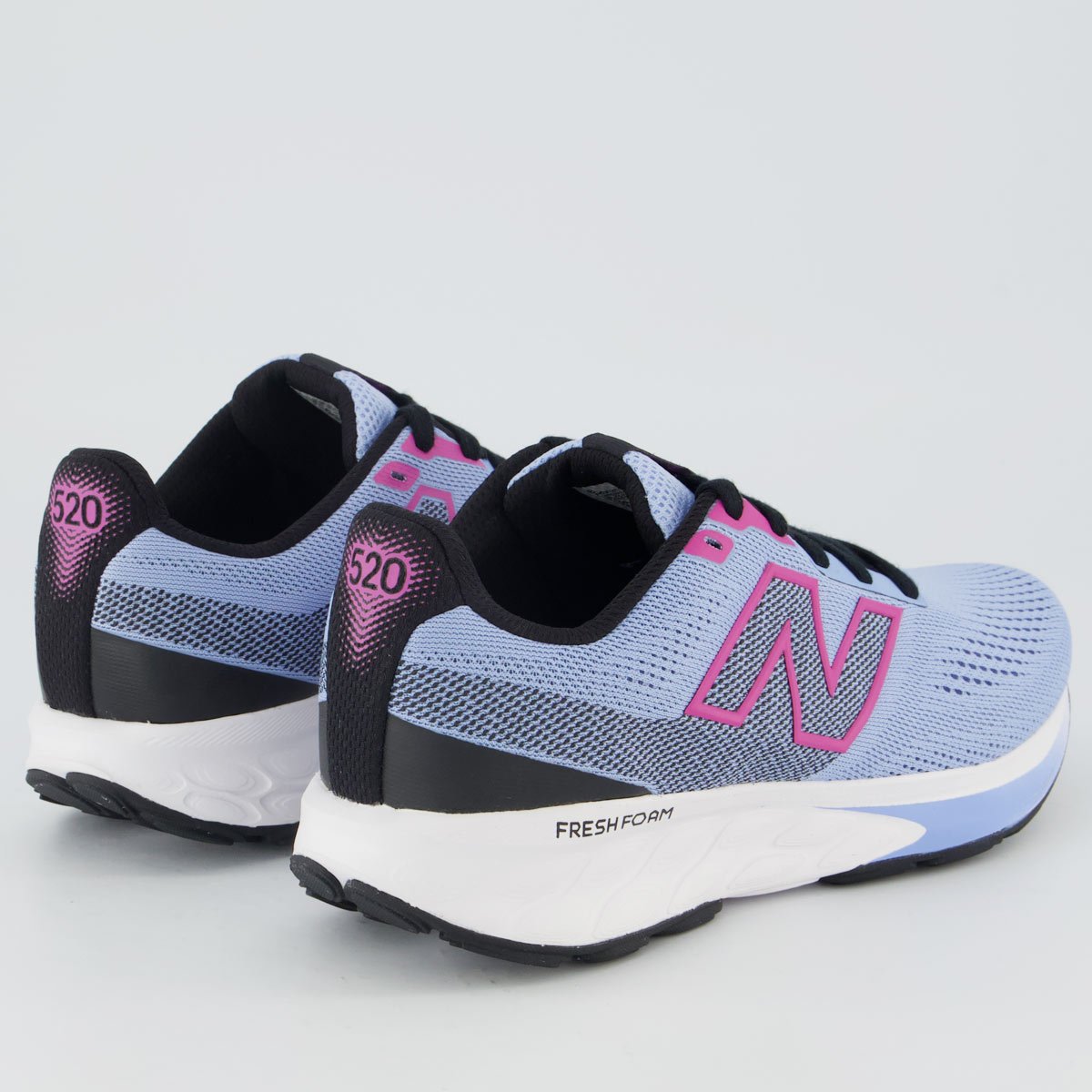 Tênis New Balance Fresh Foam 520 V9 Feminino Azul e Rosa Azul/Rosa 3