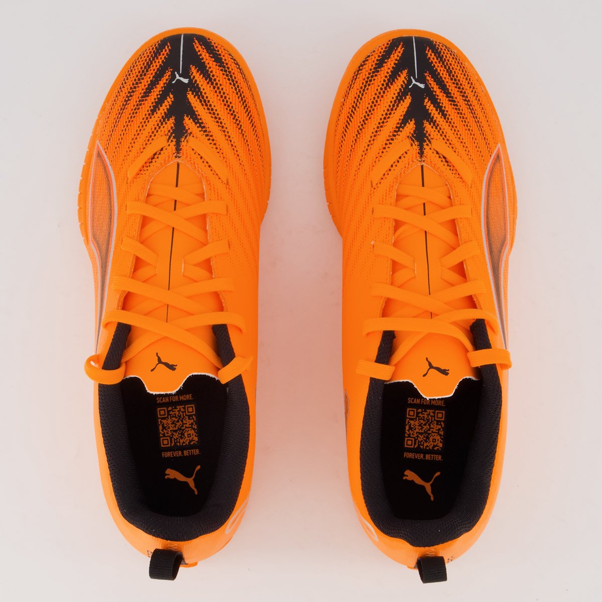 Chuteira Puma Ultra 6 Play Society Juvenil Laranja Laranja 4
